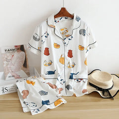 100% Cotton Women's Pajamas for Summer