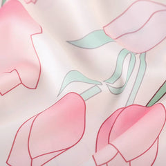 Satin Floral Cami Nightgown Set