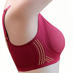 Seamless Plus Size Bra with Semi-Fixed Cups – B, C, D Cups