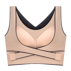 Seamless Push Up Bandeau Sports Bra