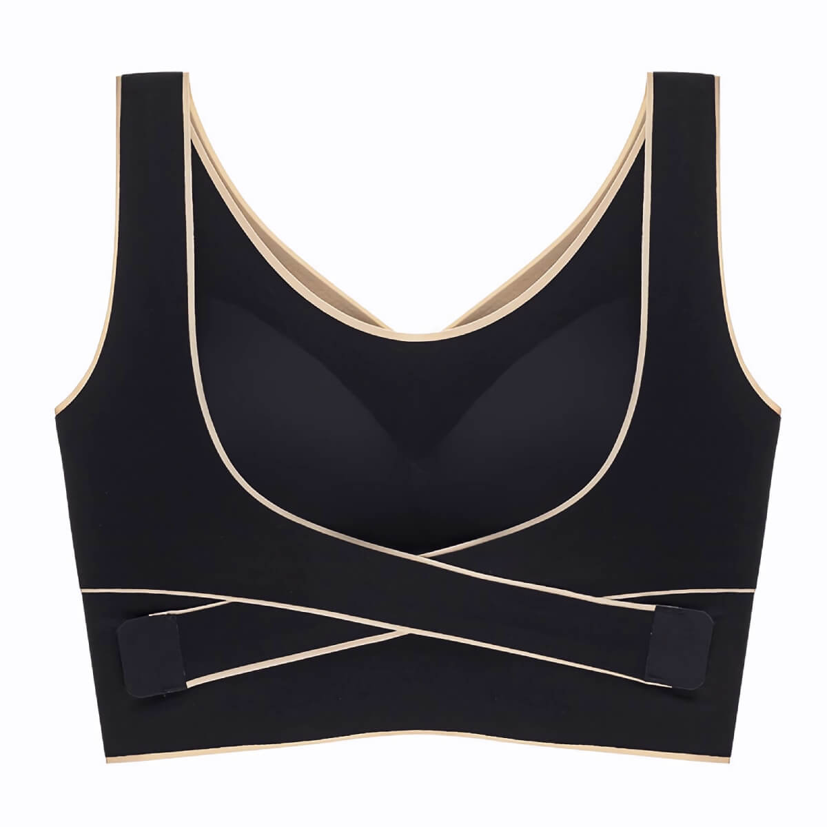Seamless Push Up Bandeau Sports Bra