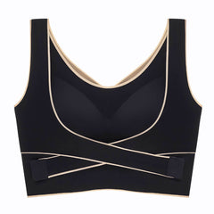 Seamless Push Up Bandeau Sports Bra