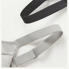 Seamless Wireless Minimizing Large Size Deep V Triangle Cup Bra