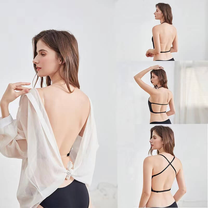Sexy Backless U-shaped Plus Size Bridal Lingerie