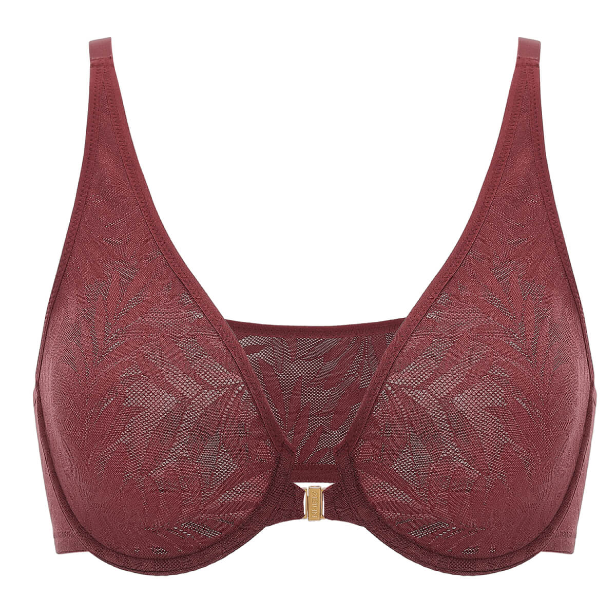 Sexy Front Closure Plus Size Unlined Floral Lace Bras