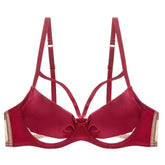 Sexy Lace Glossy Comfortable Push Up Bra C D E Cup