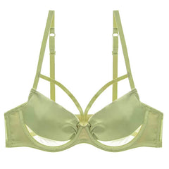 Sexy Lace Glossy Comfortable Push Up Bra C D E Cup