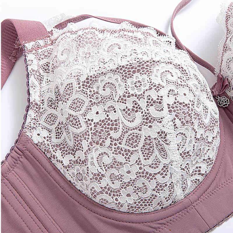 Sexy Lace Minimizing Crossover Bra