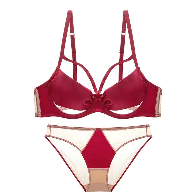 Sexy Lace Underwire Bra Panty Sets