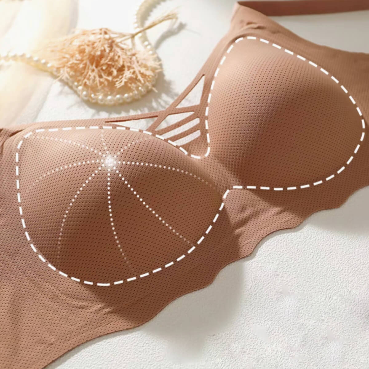 Supportive Full Coverage Seamless Bra for Large Breast - Okay Trendy