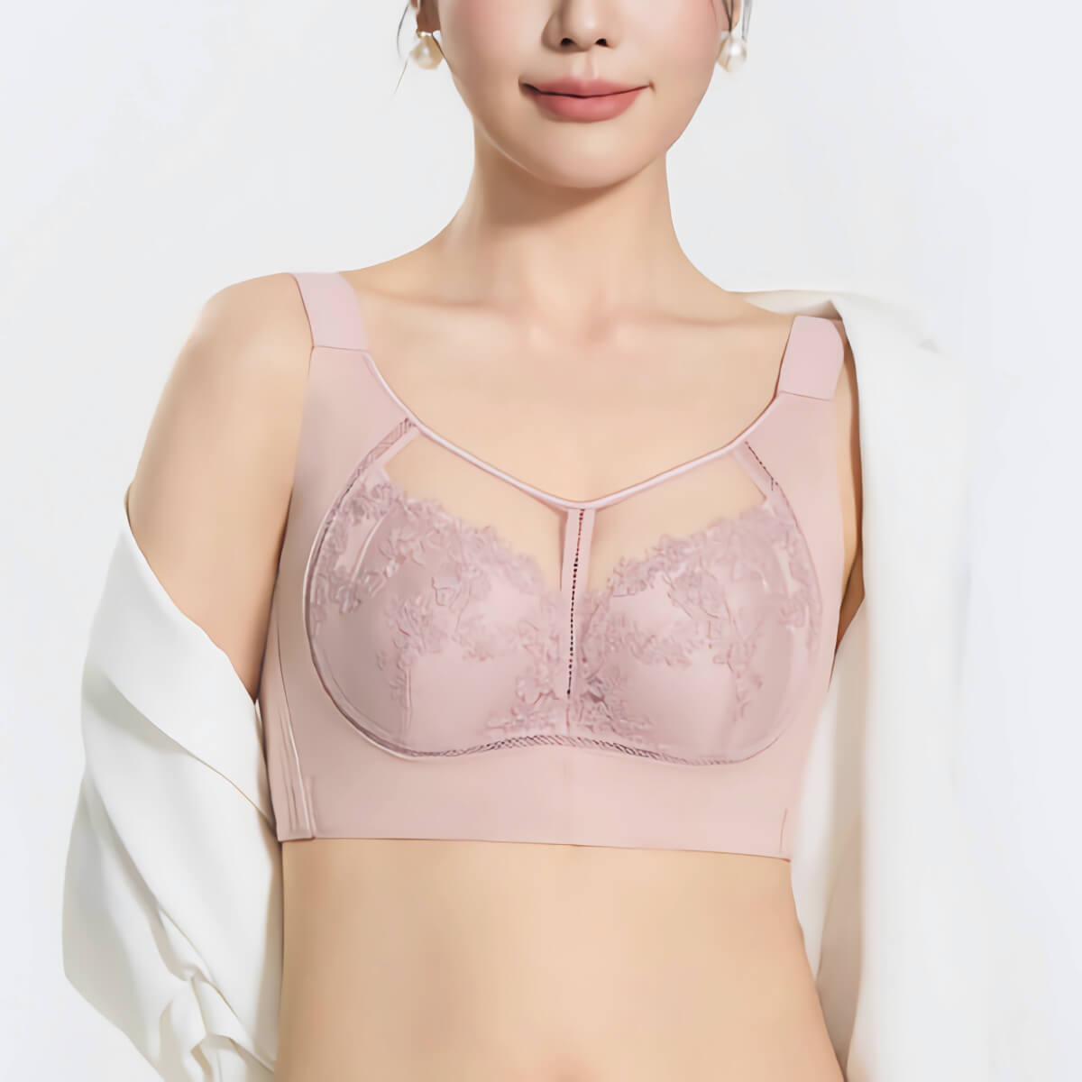 Supportive Minimizer Bra for C D E Cup