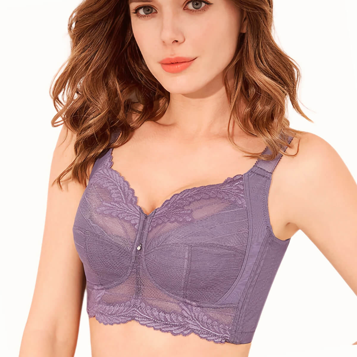 Ultra Thin Full Cup Wireless Size-reducing Bra