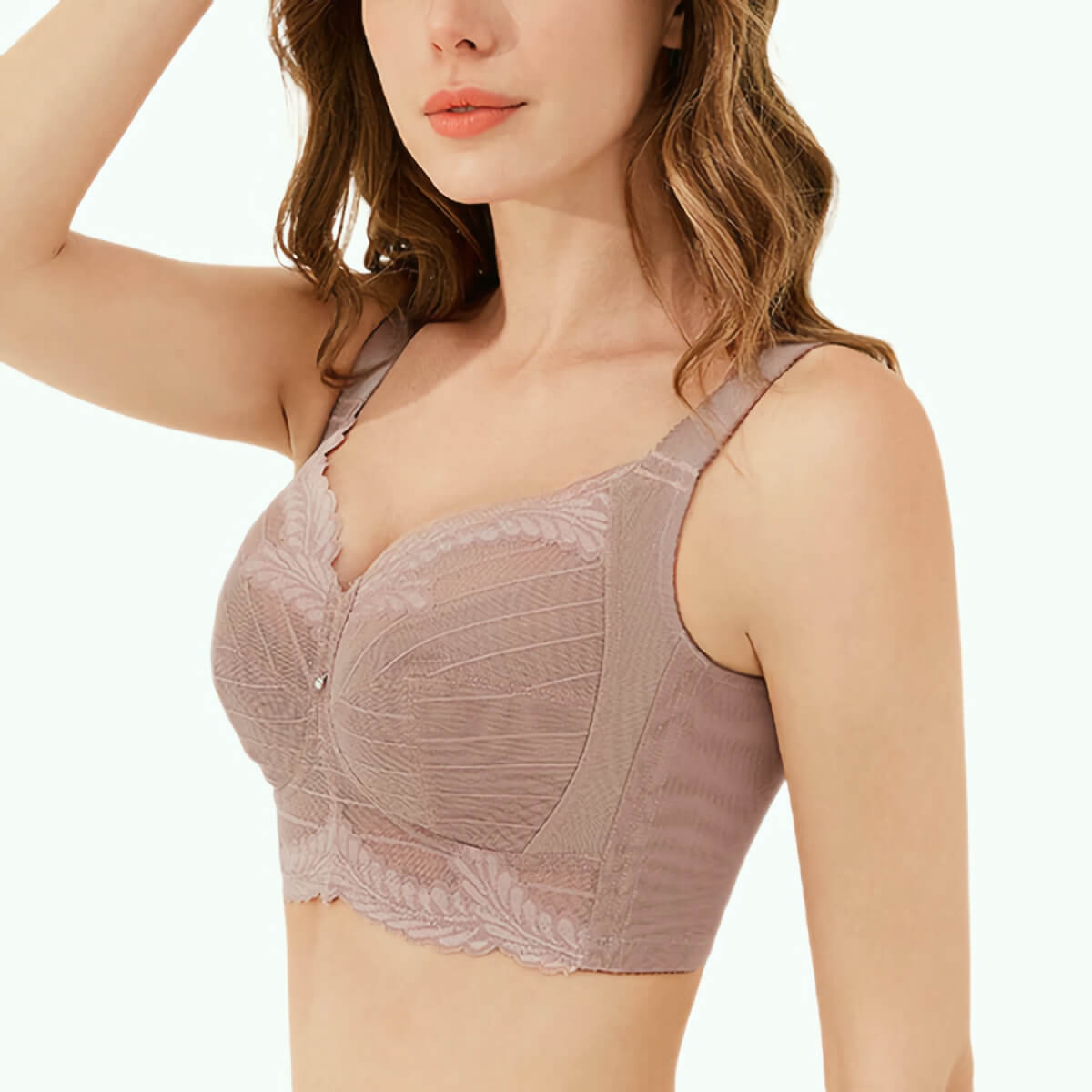 Ultra Thin Full Cup Wireless Size-reducing Bra