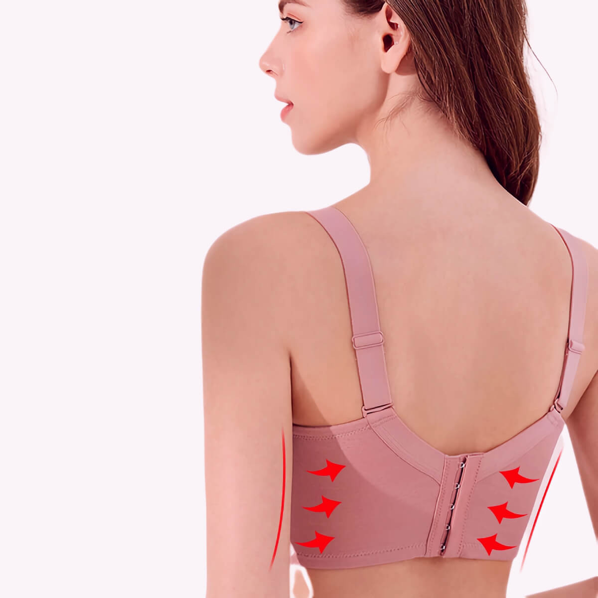 Ultra Thin Full Cup Wireless Size-reducing Bra