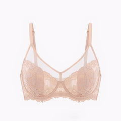 Ultra Thin Lace Floral Anti-Sag Bra