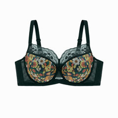Ultra Thin Lace Flower Minimizer Bras