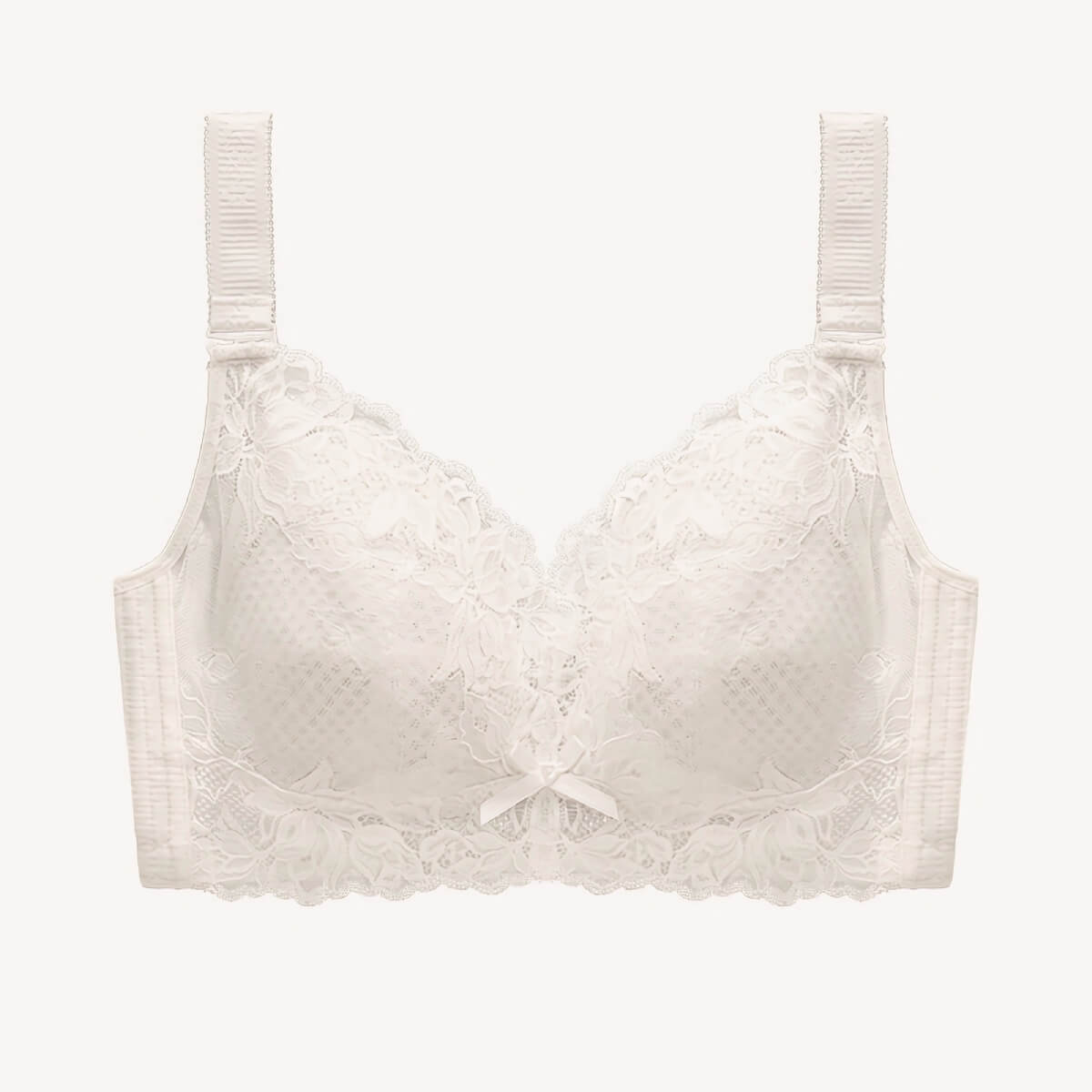 White Bridal Lingerie Ultra-thin Wireless Bra