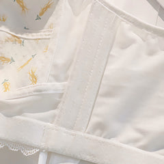 White Bridal Lingerie Ultra-thin Wireless Bra