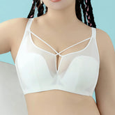 White Sexy Bridal Lingerie Full Cup Minimizing Bra