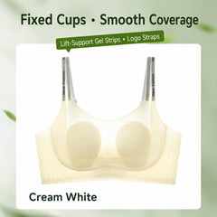Wire-Free Gel Support Bra with Fixed Cups - B-D Cups