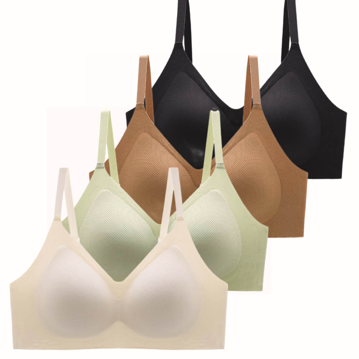 Supportive Full Coverage Seamless Bra for Large Breast