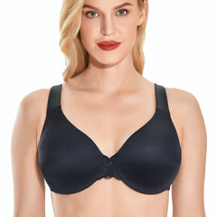 Women’s Plus Size Full Coverage Minimizer Lace Bra