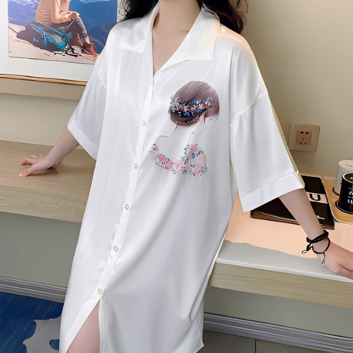 Women’s Satin Plus Size Sexy Nightgowns