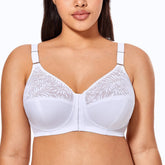 Women's Smooth Cotton Front Closure Posture Bra