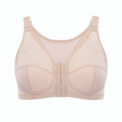 Women's Smooth Cotton Front Closure Posture Bra