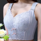 Women's Lace Anti-sagging Push-up Bra: Wireless, Large Size