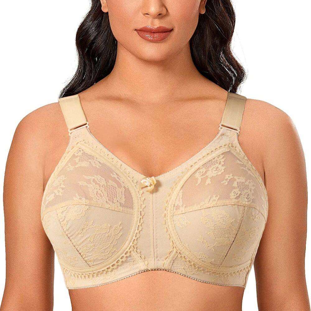 Full Coverage Wireless Minimizer Bras - Okay Trendy