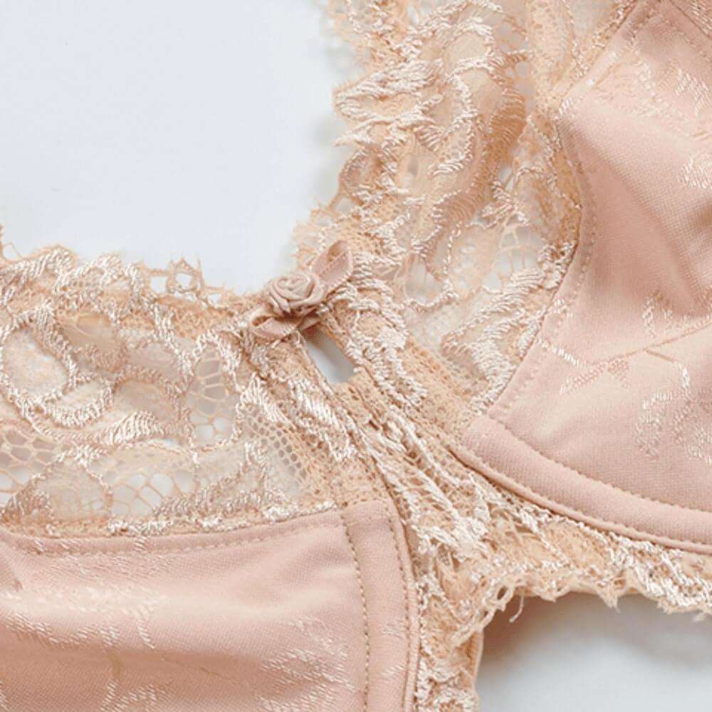 38B Bra Size Full Coverage Underwire Lace Bra - Okay Trendy