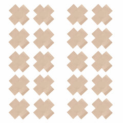 20pcs Cross Shape Bra Petals Self-Adhesive - Okay Trendy