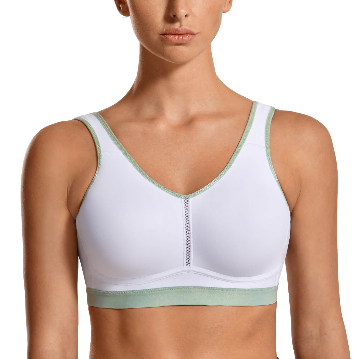 Transparent High Support Sports Bras for Women Supportive Ultra Thin  Athletic Training Minimizer Push Up High Impact