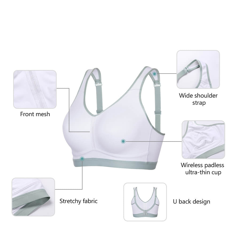 Big Tits Sports Bra Medium Impact - Okay Trendy