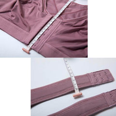 Comfort Full Figure Front Open Bra Plus Size - Okay Trendy