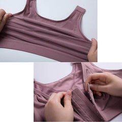 Comfort Full Figure Front Open Bra Plus Size - Okay Trendy