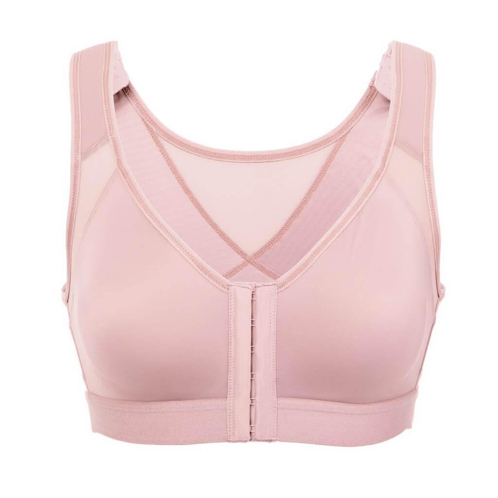 RNBR Trends Stylish and Comfortable Front Open Bra (Pink) (Size-30) :  : Fashion