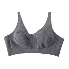 Cotton Comfortable Plus Size Bra No Underwire 34C- 48dd - Okay Trendy