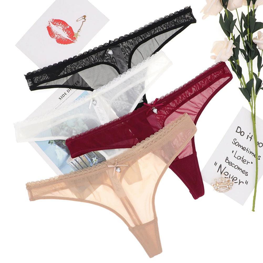 Ultra Thin Transparent Bras And Sheer Panties - Okay Trendy