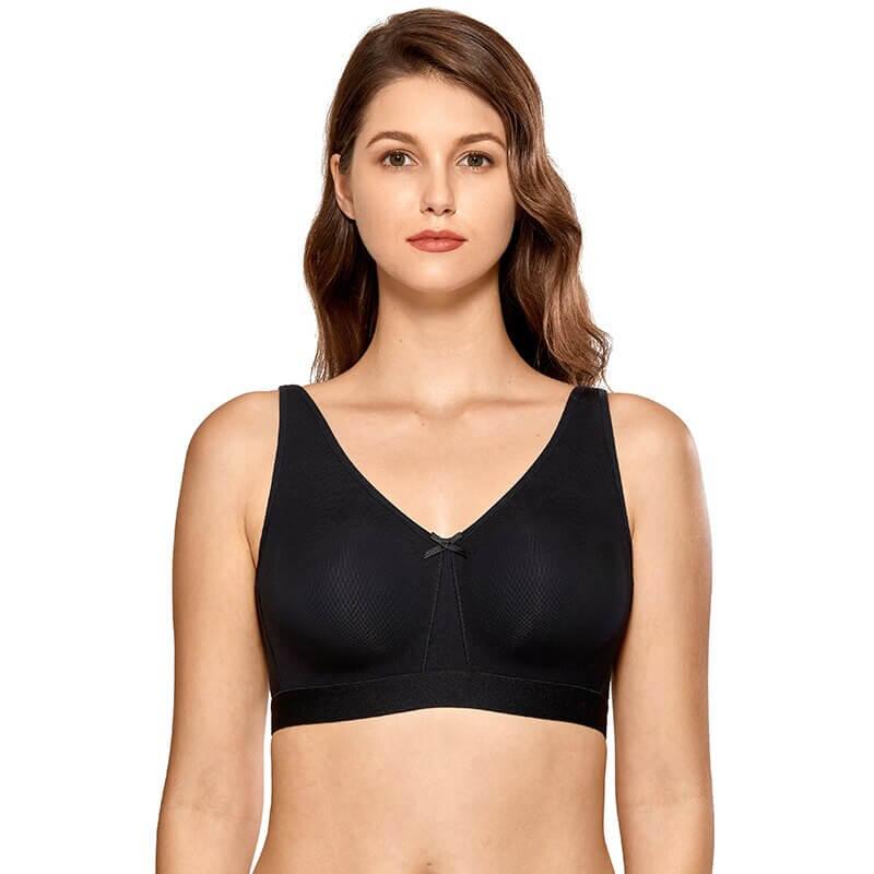 Full Coverage Comfortable Plus Size Sleep Bra 34C- 48dd - Okay Trendy