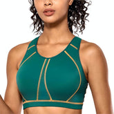 Full Coverage Green Sports Bra - Okay Trendy