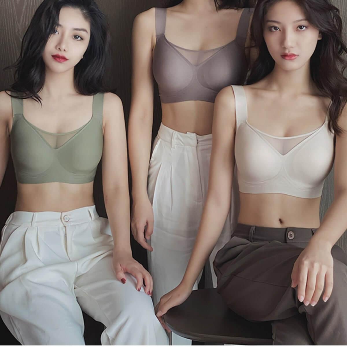 Ultra Thin Wireless Minimizer Bra For Heavy Breast – Okay Trendy