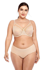 Full Cup Seethru Underwire Bra Plus Size - Okay Trendy