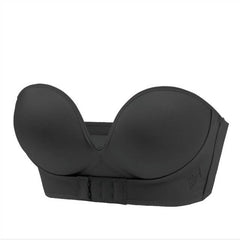 Invisible Push Up Front Closure Strapless Bra - Okay Trendy