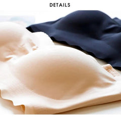 M- 7XL Convertible Bandeau Invisible Push Up Bra - Okay Trendy