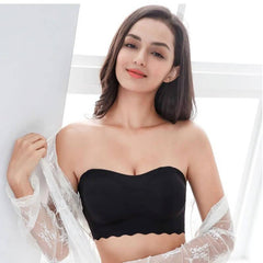 M- 7XL Convertible Bandeau Invisible Push Up Bra - Okay Trendy