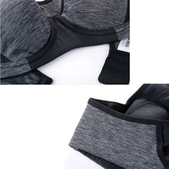 Lightly Padded Racerback Sports Bra For Large Bust - Okay Trendy