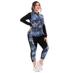 Matching Sports Bra and Leggings Set Plus Size - Okay Trendy