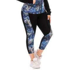 Matching Sports Bra and Leggings Set Plus Size - Okay Trendy